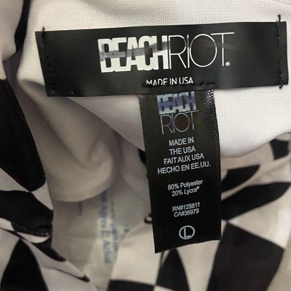 New! Beach Riot 70s Geometric Print Highway Bikini Bottom 24966 - Picture 8 of 10